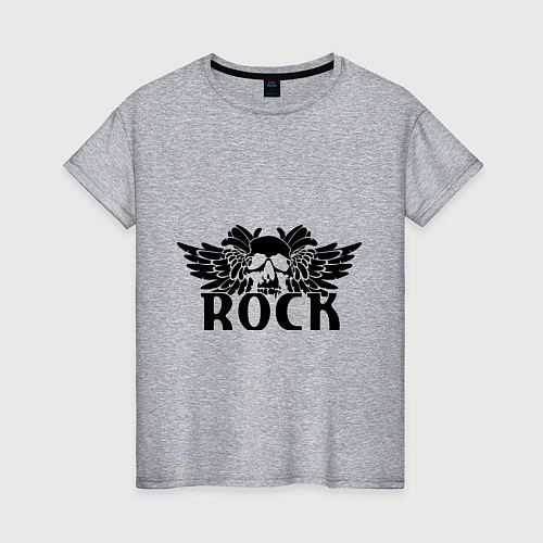 Женская футболка Rock Bang / Меланж – фото 1