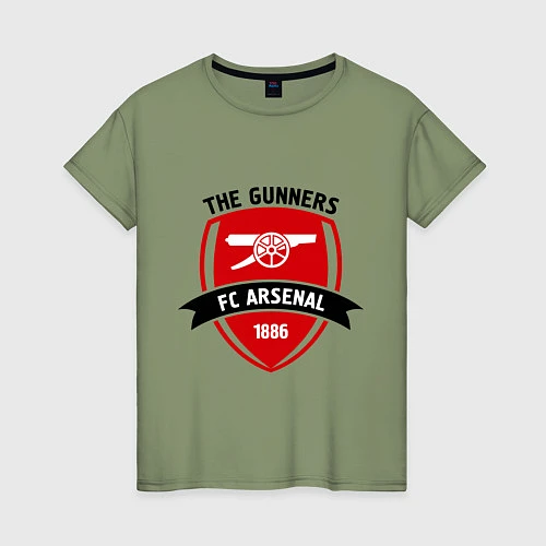 Женская футболка FC Arsenal: The Gunners / Авокадо – фото 1