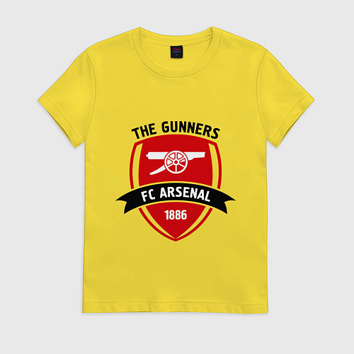 Женская футболка FC Arsenal: The Gunners / Желтый – фото 1