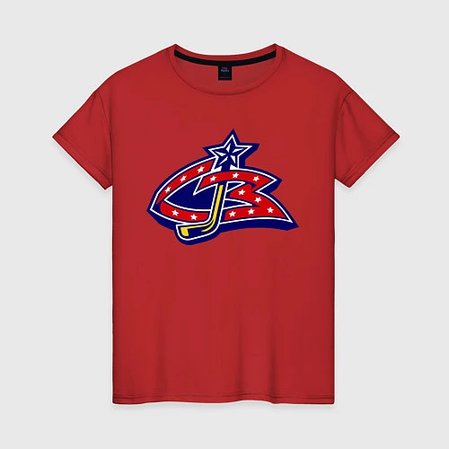 Женская футболка HC Columbus Blue Jackets / Красный – фото 1