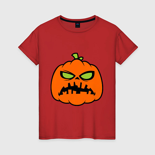 Женская футболка Тыква / Красный – фото 1
