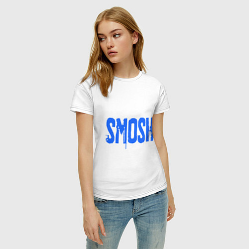 Женская футболка Smosh / Белый – фото 3