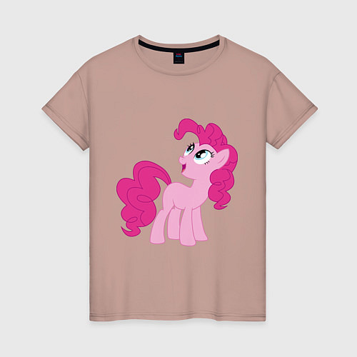Женская футболка Пони Пинки Пай / Пыльно-розовый – фото 1