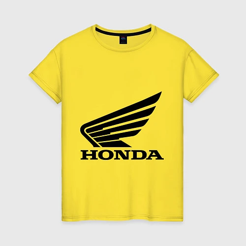 Женская футболка Honda Motor / Желтый – фото 1