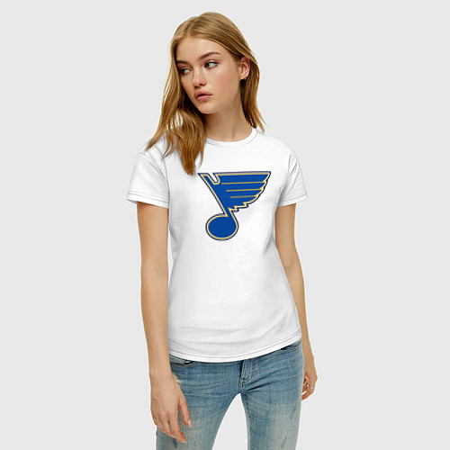 Женская футболка St Louis Blues: Tarasenko 91 / Белый – фото 3