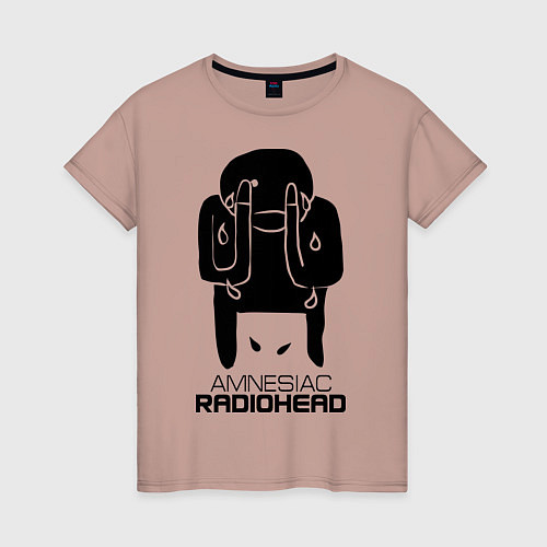Женская футболка Radiohead / Пыльно-розовый – фото 1