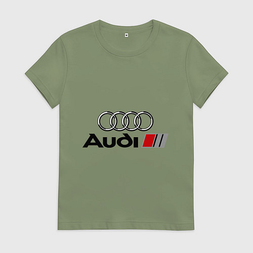 Женская футболка Audi / Авокадо – фото 1