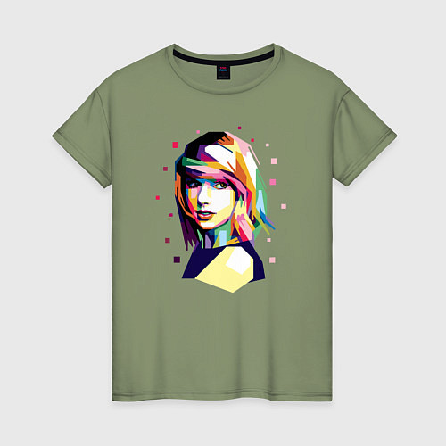 Женская футболка Taylor Swift Art / Авокадо – фото 1
