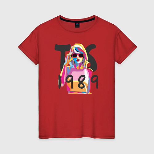 Женская футболка Taylor Swift 1989 / Красный – фото 1