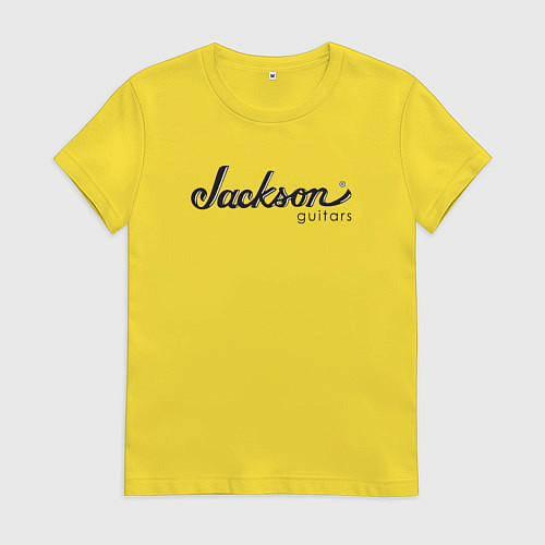 Женская футболка Jackson Guitars / Желтый – фото 1
