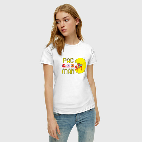 Женская футболка Pac-Man: Breakfast / Белый – фото 3