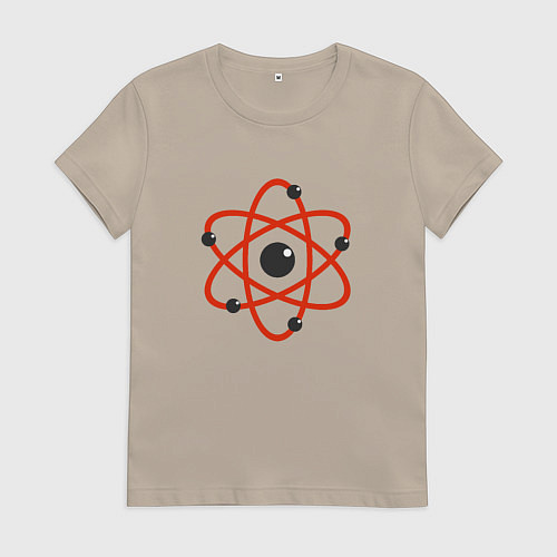 Женская футболка Atomic Heart: Nuclear / Миндальный – фото 1