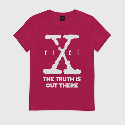Женская футболка X-Files: Truth is out there / Маджента – фото 1