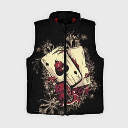 Женский жилет Карты дьявола, цвет: 3D-красный