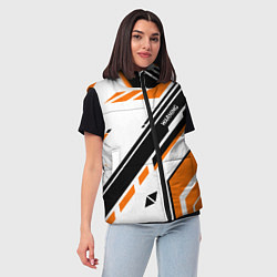 Женский жилет CS:GO Asiimov P90 Style, цвет: 3D-черный — фото 2