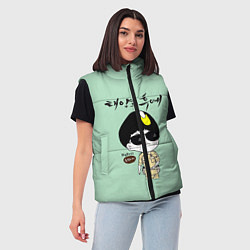 Женский жилет Song Joong Ki: Big boss, цвет: 3D-черный — фото 2