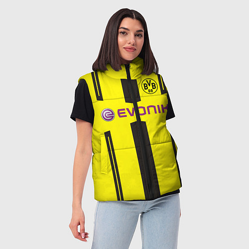Женский жилет BVB FC: Evonik / 3D-Красный – фото 3