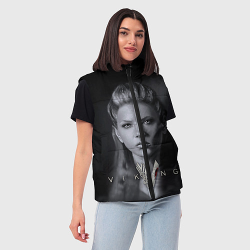 Женский жилет Vikings: Ladgerda / 3D-Красный – фото 3