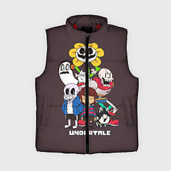Женский жилет Undertale 3, цвет: 3D-красный