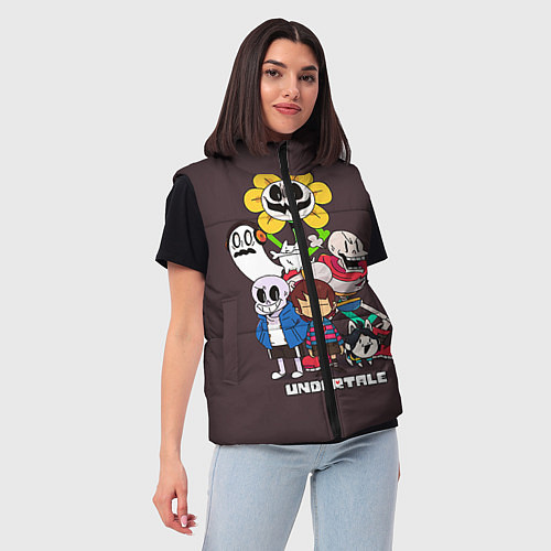 Женский жилет Undertale 3 / 3D-Красный – фото 3