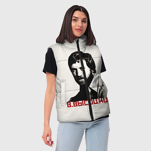 Женский жилет Высоцкий / 3D-Красный – фото 3