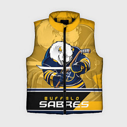 Женский жилет Buffalo Sabres, цвет: 3D-черный