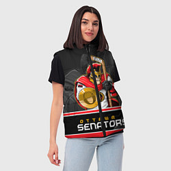 Женский жилет Ottawa Senators, цвет: 3D-черный — фото 2