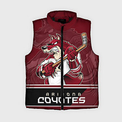 Женский жилет Arizona Coyotes, цвет: 3D-черный