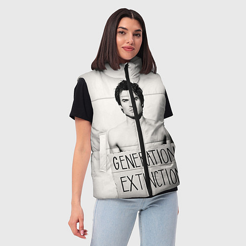 Женский жилет Generation Extinction / 3D-Красный – фото 3
