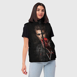 Женский жилет Stefan Salvatore V3, цвет: 3D-красный — фото 2