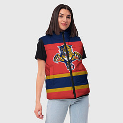 Женский жилет Florida Panthers, цвет: 3D-светло-серый — фото 2