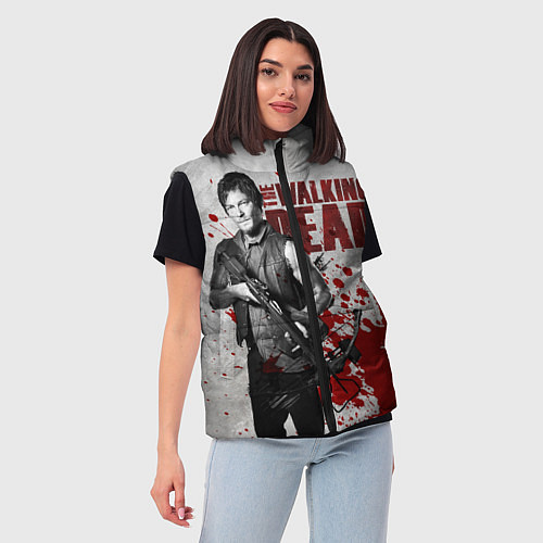 Женский жилет Walking Dead: Deryl Dixon / 3D-Красный – фото 3