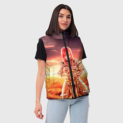 Женский жилет Fairy Tail, цвет: 3D-красный — фото 2