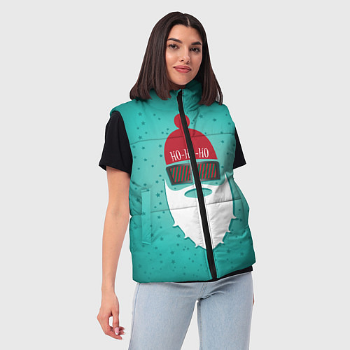 Женский жилет Санта хипстер / 3D-Красный – фото 3