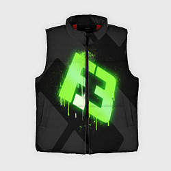 Женский жилет Flipsid3: Black collection, цвет: 3D-красный