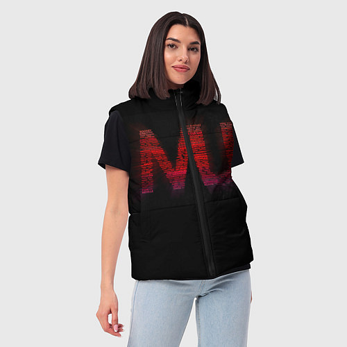 Женский жилет Manchester United team / 3D-Красный – фото 3