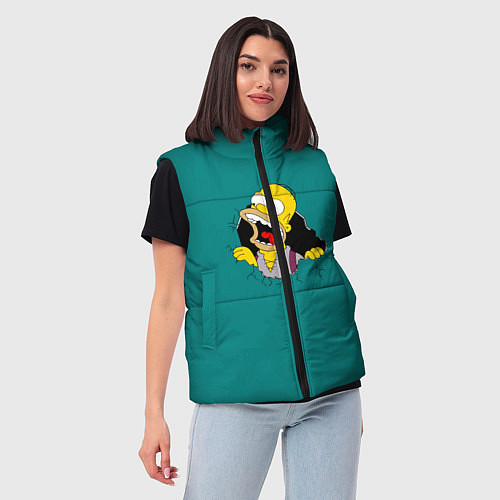 Женский жилет Alien-Homer / 3D-Красный – фото 3