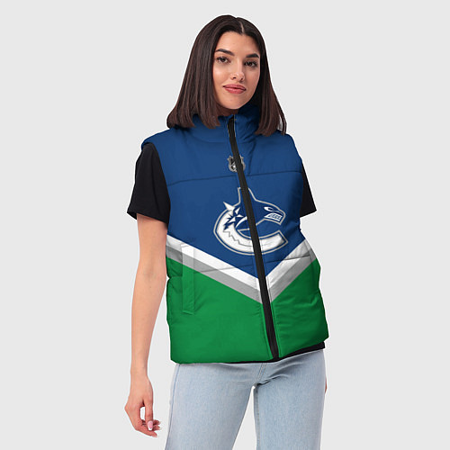 Женский жилет NHL: Vancouver Canucks / 3D-Красный – фото 3