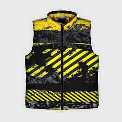 Женский жилет Grunge Line, цвет: 3D-красный