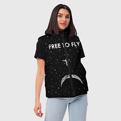 Женский жилет Free to Fly, цвет: 3D-черный — фото 2