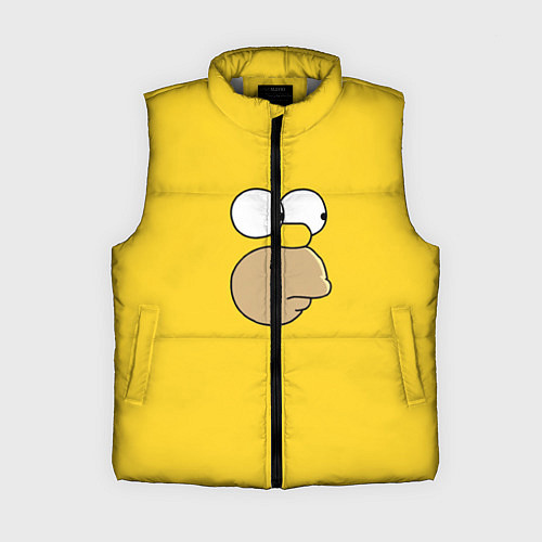 Женский жилет Гомер стесняется / 3D-Светло-серый – фото 1