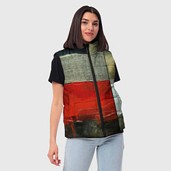 Женский жилет Абстрактное искусство, цвет: 3D-черный — фото 2