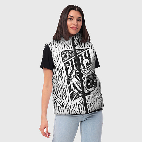 Женский жилет Fury Tiger / 3D-Красный – фото 3