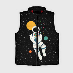 Женский жилет Космический романтик, цвет: 3D-красный