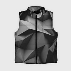 Женский жилет Gray abstraction, цвет: 3D-светло-серый