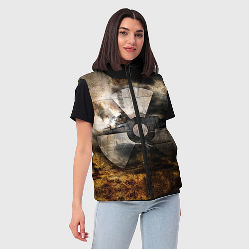 Женский жилет STALKER: Nuclear / 3D-Черный – фото 3