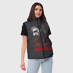 Женский жилет Metal Gear Solid, цвет: 3D-красный — фото 2