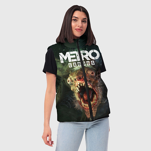 Женский жилет Metro Exodus / 3D-Черный – фото 3