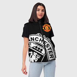 Женский жилет Man United: Black Collection, цвет: 3D-черный — фото 2