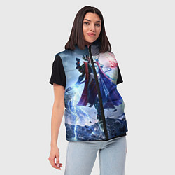 Женский жилет Warhammer / вархаммер, цвет: 3D-красный — фото 2